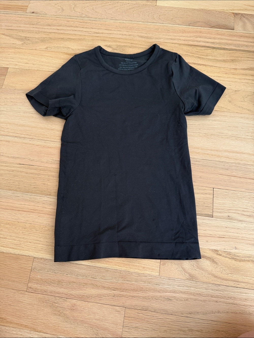 Skims Black Short Sleeve Tee